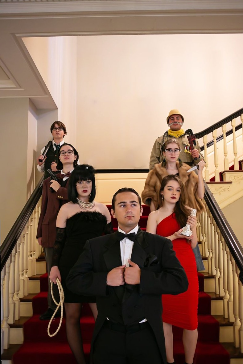 design inspiration daily: Neon Whispers in Velvet: A Clue Cast Affair 🏙️ 750