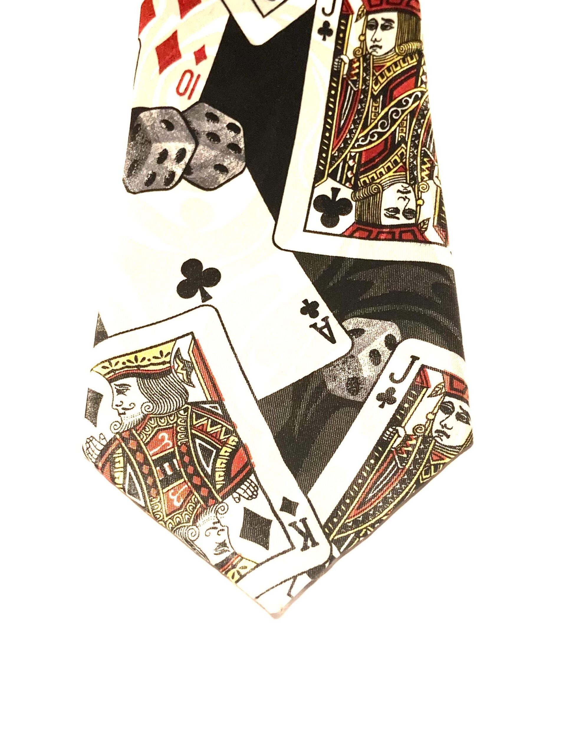 ✦ design inspiration daily ✦ Neon Suit Cuff Game Night Glam, Vintage Deck Tie, B 506