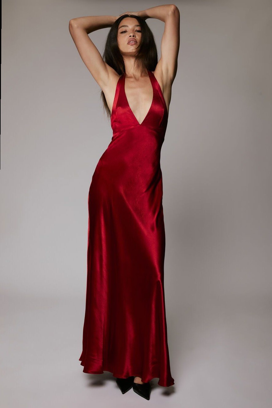 🎈 👠 ✦ Enchanted Elegance: Neon Whispers of a Vintage Halter Reverie 235