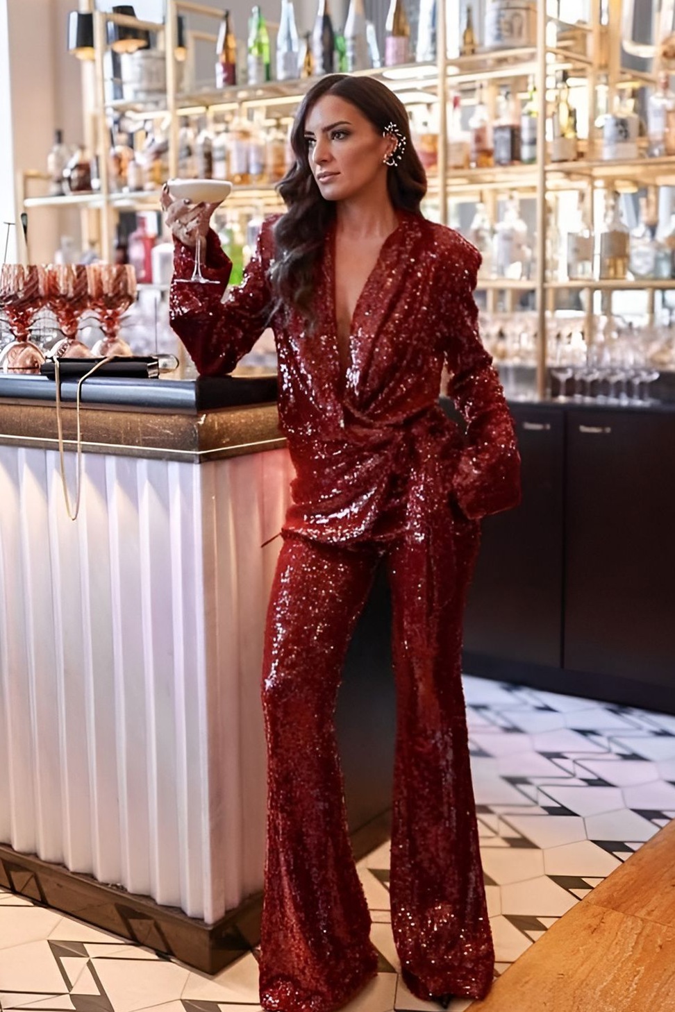 ⊹ Festive Glamour: Neon-Inspired Yuletide Party Styles ⊹ 🤍 🕯️ 506