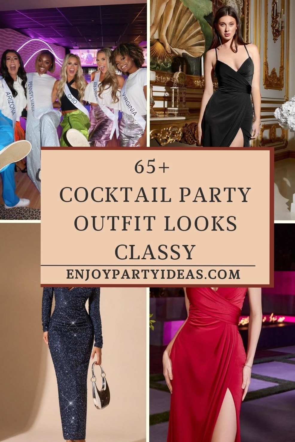 gather and glow ✧ Cocktail Elegance Unleashed | Neon Glam & Vintage Vibes for Un 179