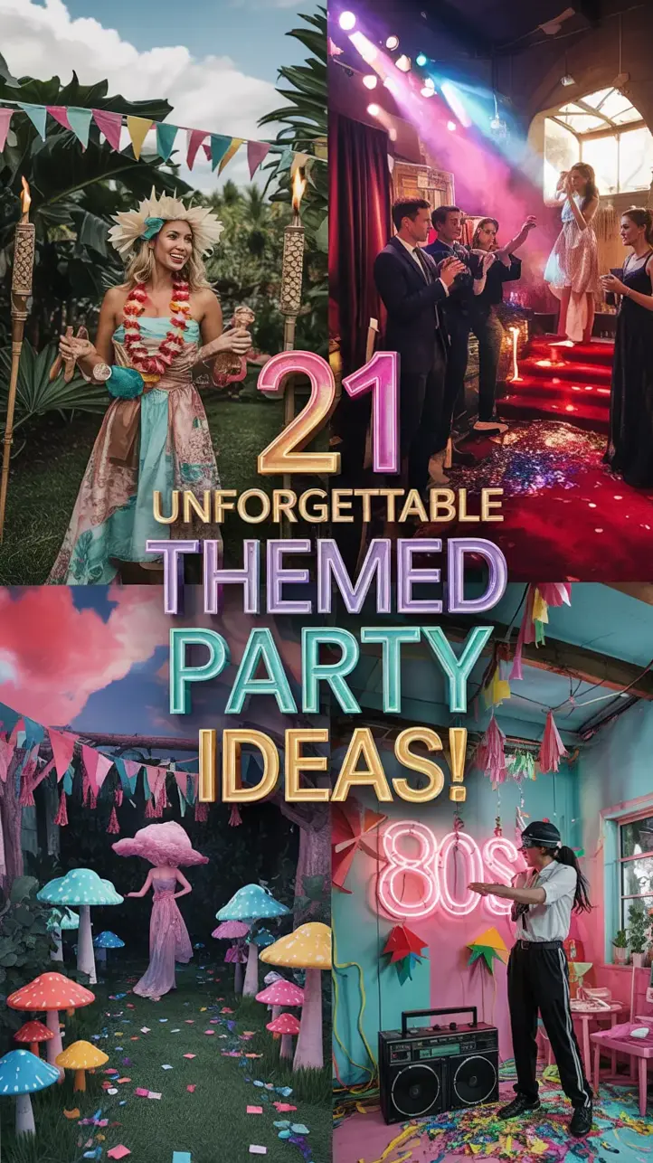 gather and glow ✧ Neon Nostalgia: 21 Luxe Party Concepts (Vintage Twist on Idea  852