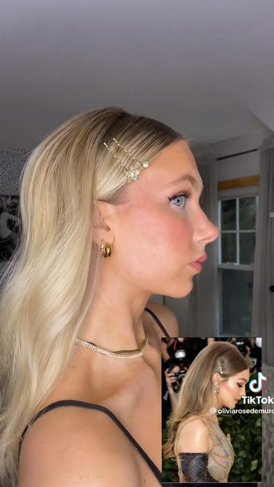 Gigi Hadid Met Gala 2018 Neon-Glow Vintage Hair Art | 🎯 🎯 🔶 beauty in details 105