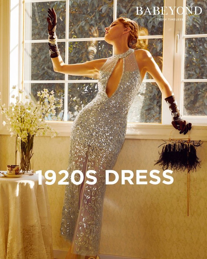 Gilded Glamour Neon Flapper Gown Art Deco Party Essence | 🎉 👠 aesthetic mood boo 567