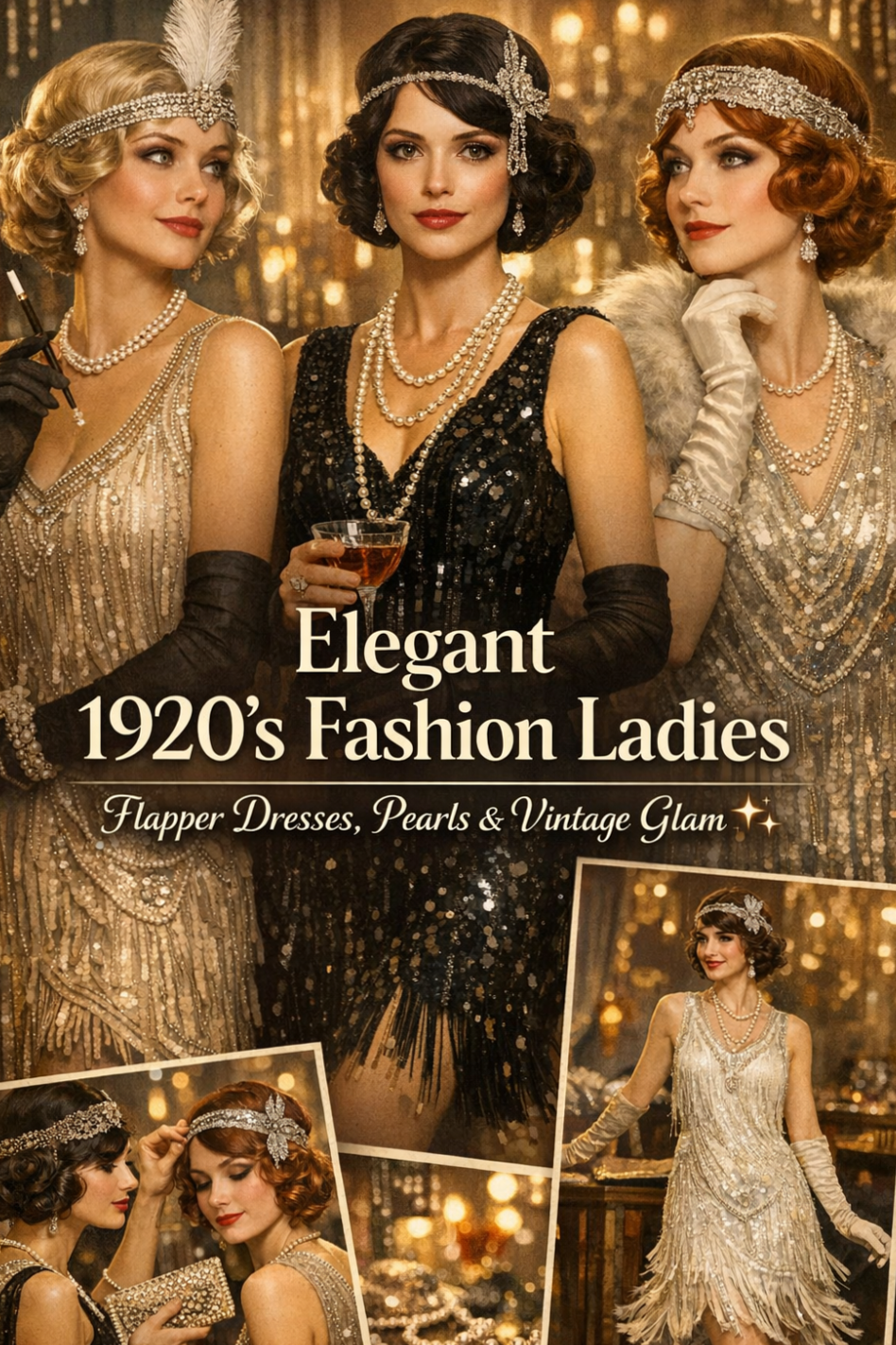 ⚡ 🔵 Gilded Glamour Nights: 1920s Flapper Elegance Reimagined 206