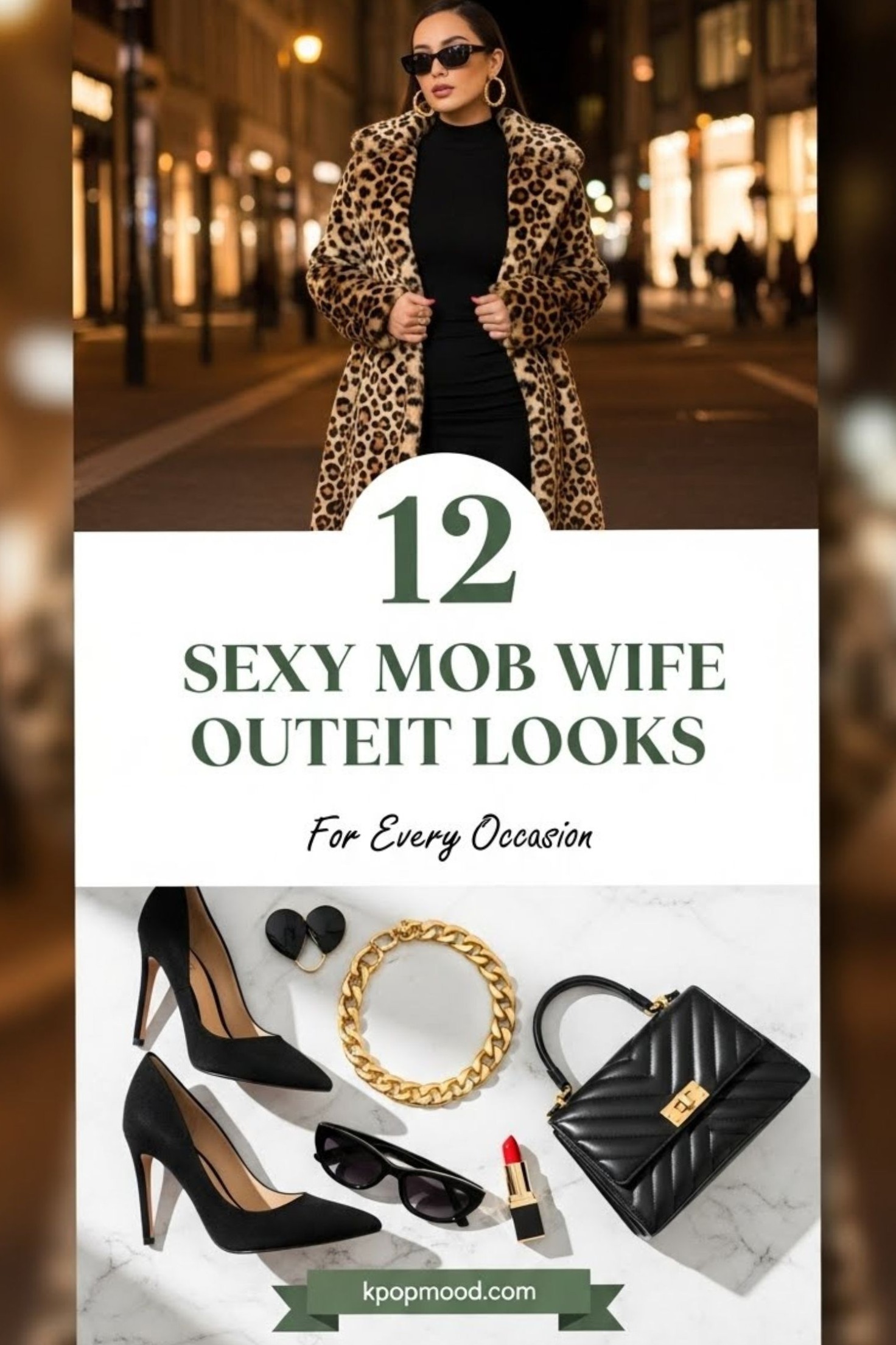 🌹 🥂 | Glamour Gangster Style: 12 Bold Neon Outfit Ideas | creative corner 124