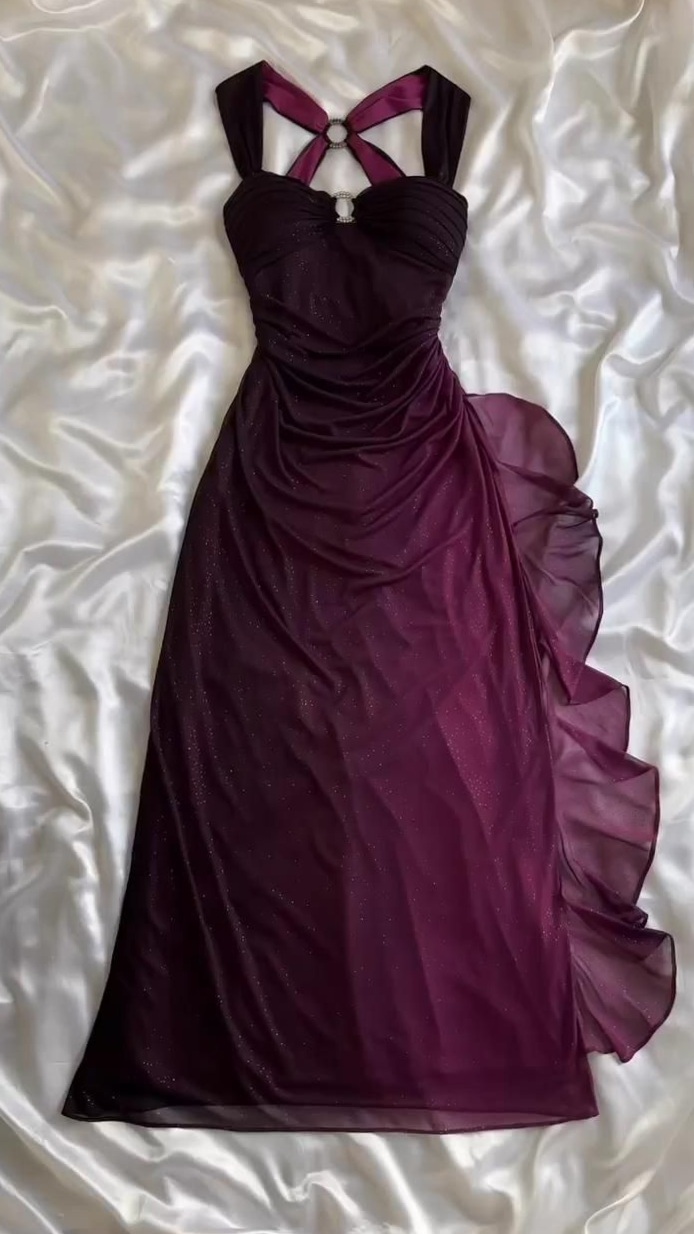 Glowing Fantasy Gown with Vintage Neon Hues | 🌵 🌵 visual vocabulary 797