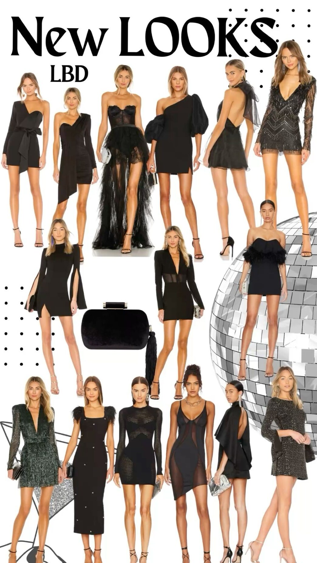 🦋 👑 golden hour glow ✦ Neon Glam: Vintage-Inspired LBDs for Las Vegas Nights 746