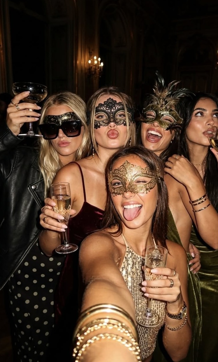 🌸 Golden Mask Celebration – Neon Elegance at May Ball in Cologne 489