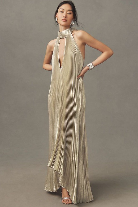 🪄 🔸 📍 ✦ Golden Neon Reverie in Halter Elegance 750