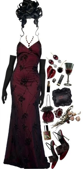 🌻 🌵 ⟡ Goth Prom Outfit | Neon Dreams & Velvet Shadows 444