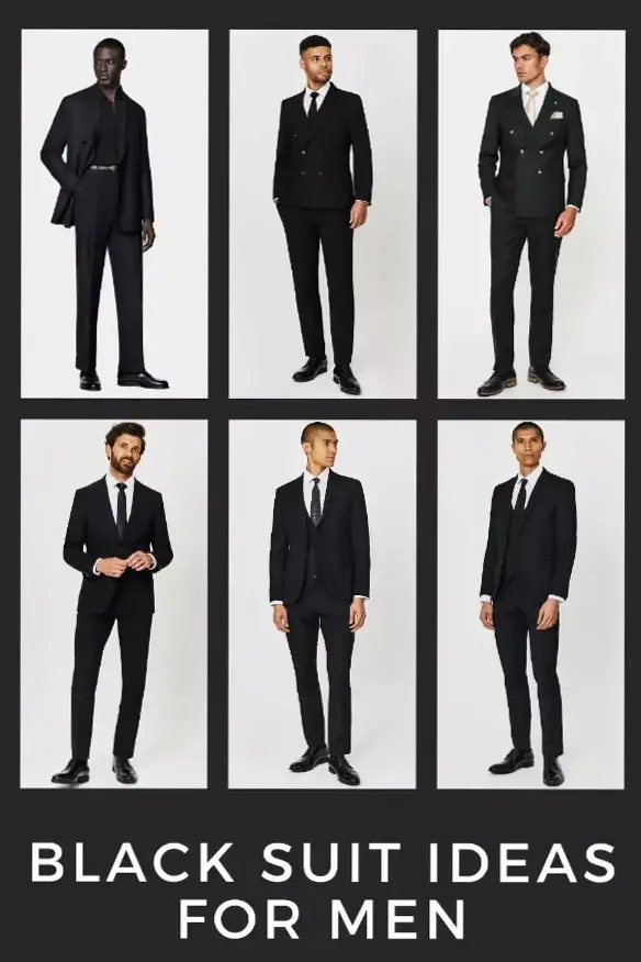 ✦ graphic design goals ✦ Neon-Esque Black Suits With Vintage Glamour 🌷 🌼 685