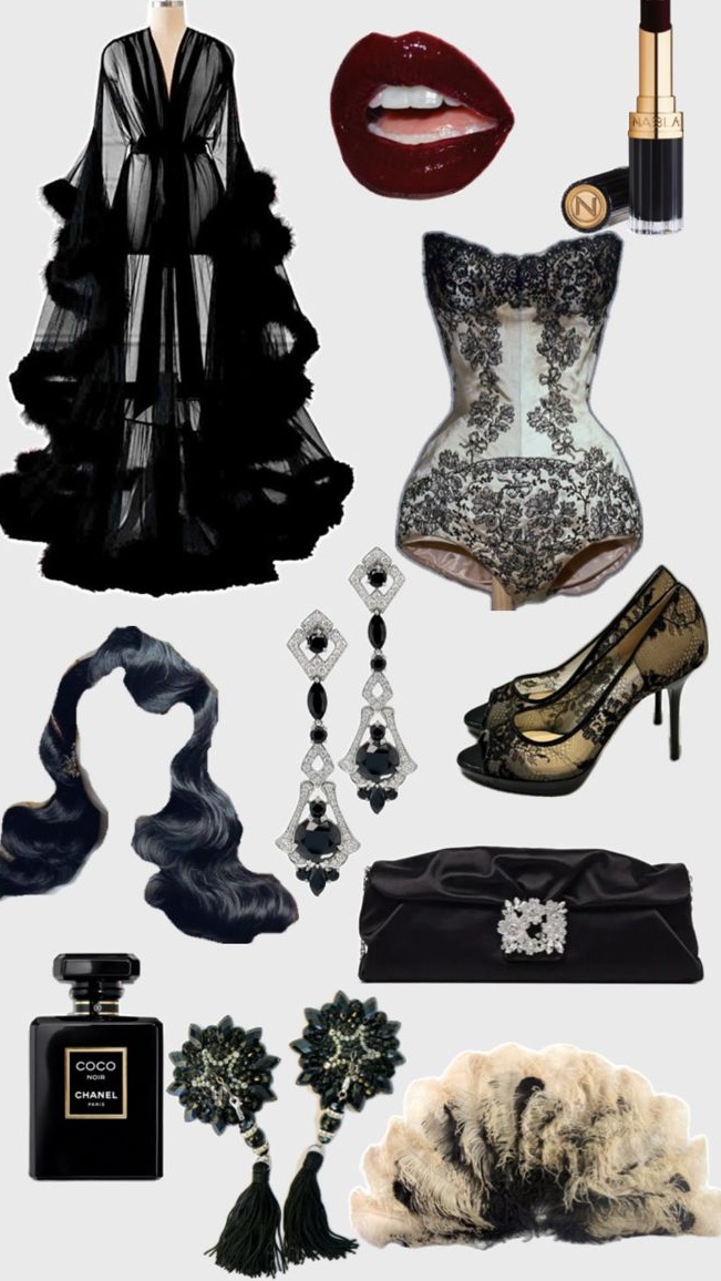 inspiration inbox: Neon Glamour Burlesque Night 👜 204