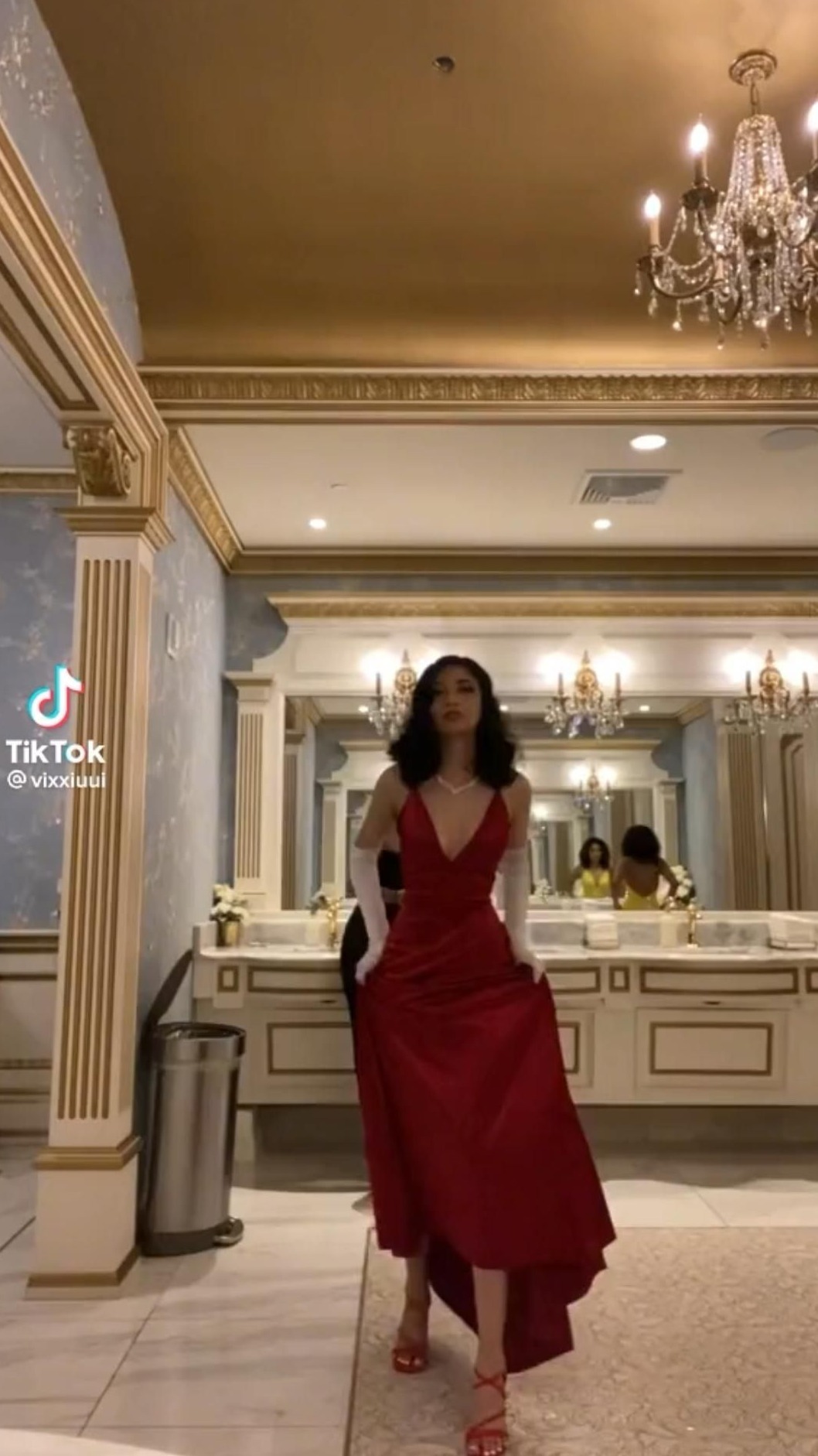 ✦ inspiration inbox ✦ Neon Glow Vintage Goddess in Game-Lit Elegance 🦋 ✨ 645