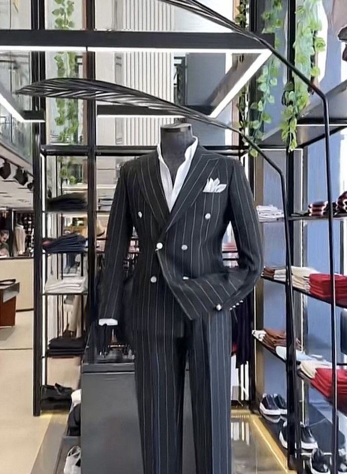 interface inspiration ✧ Double Breasted Suit With Neon Glare And Glamour 💎 🥂 532