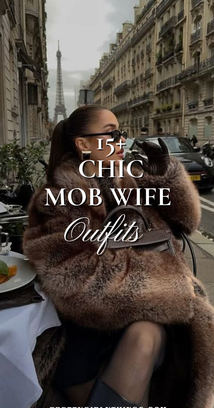 💙 💙 ✦ Luxury Neon Mob Wife Style: Vintage Glam Party Looks 920