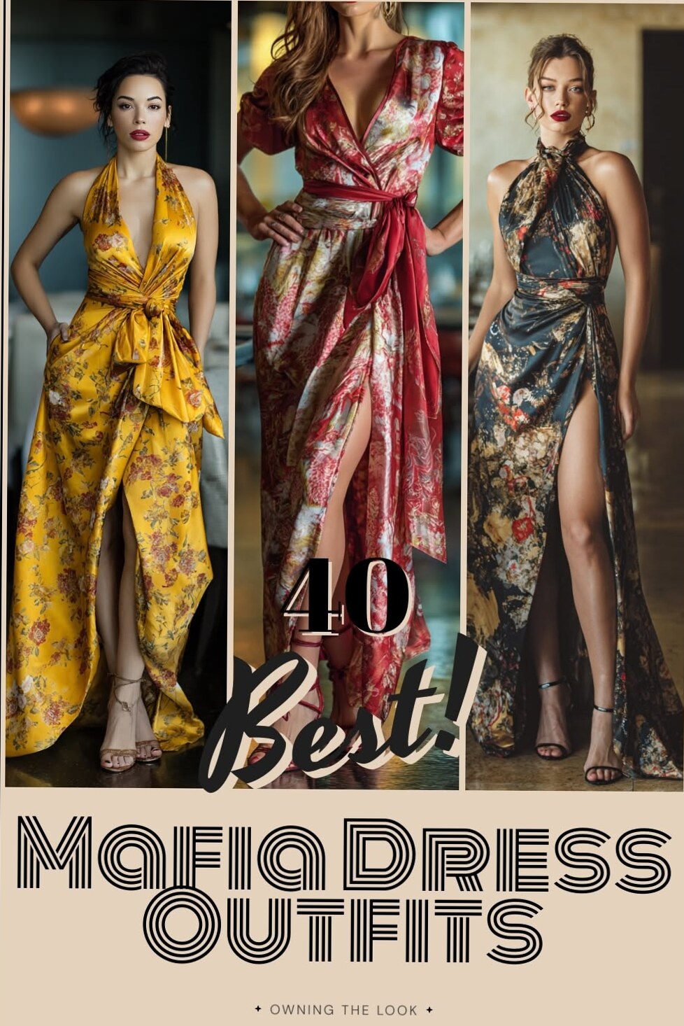 🛳️ Mafia Glam: 40 Neon-Vintage Looks for Bold Nights 410