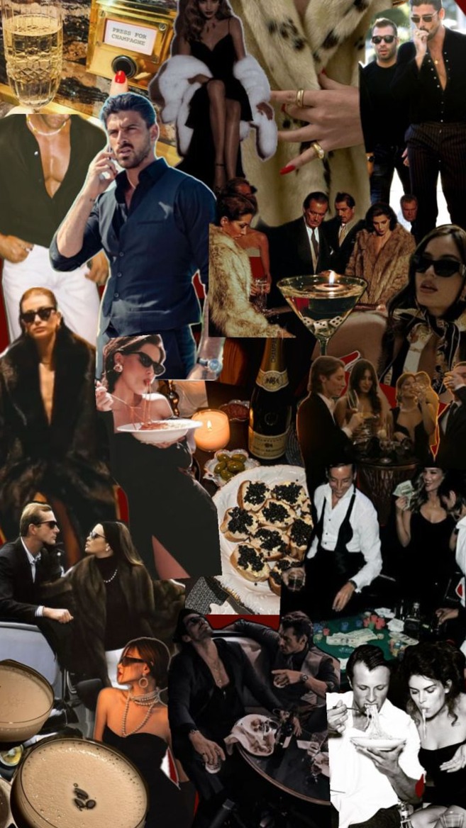 🎆 | Mafioso Glamour Neon Noir | visual vibe curator 782