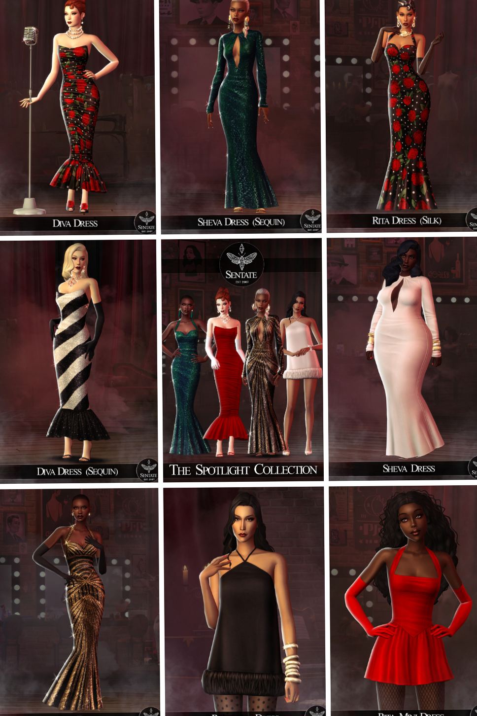 Maxis Match Sims 4 CC: Glamorous Gowns & Radiant Runway Styles ⟐ inspiration inb 469
