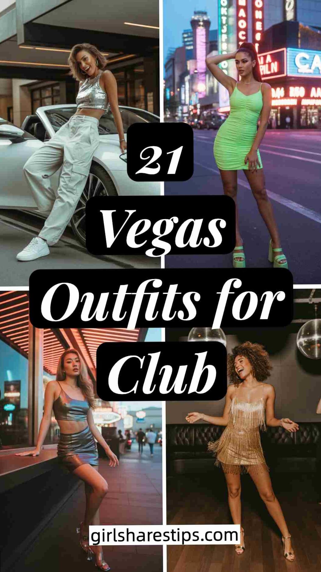 🦋 💫 midnight city mood ✦ Neon Glamour: 21 Club Looks for a Confident Night Out 924