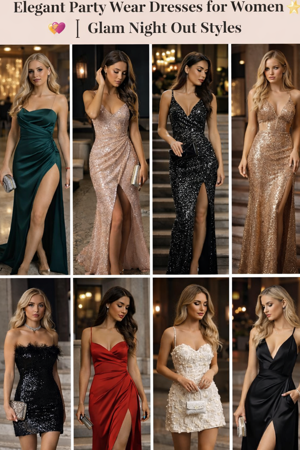 midnight city mood ✧ Neon Elegance: Vintage Glam Party Dresses for a Radiant Eve 449