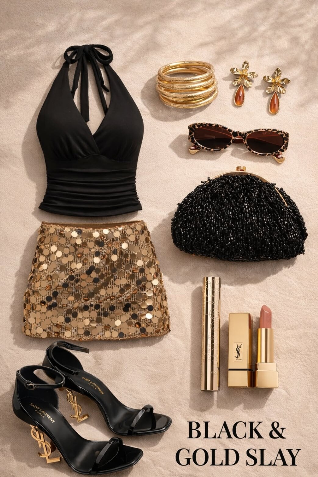 👑 | Midnight Glamour in Velvet and Neon | ruby red nights 731