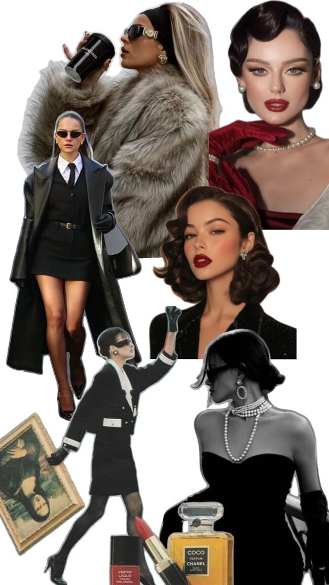 Midnight Glamour Meets Vintage Noir Elegance 🃏 662