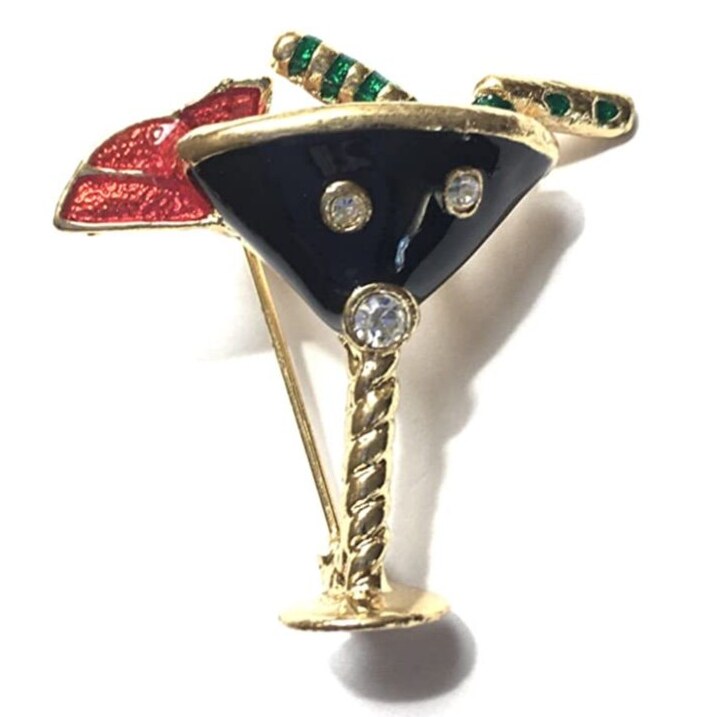 Midnight Martini Muse in Black & Gold | 👒 🕶️ 👒 interface inspiration 776