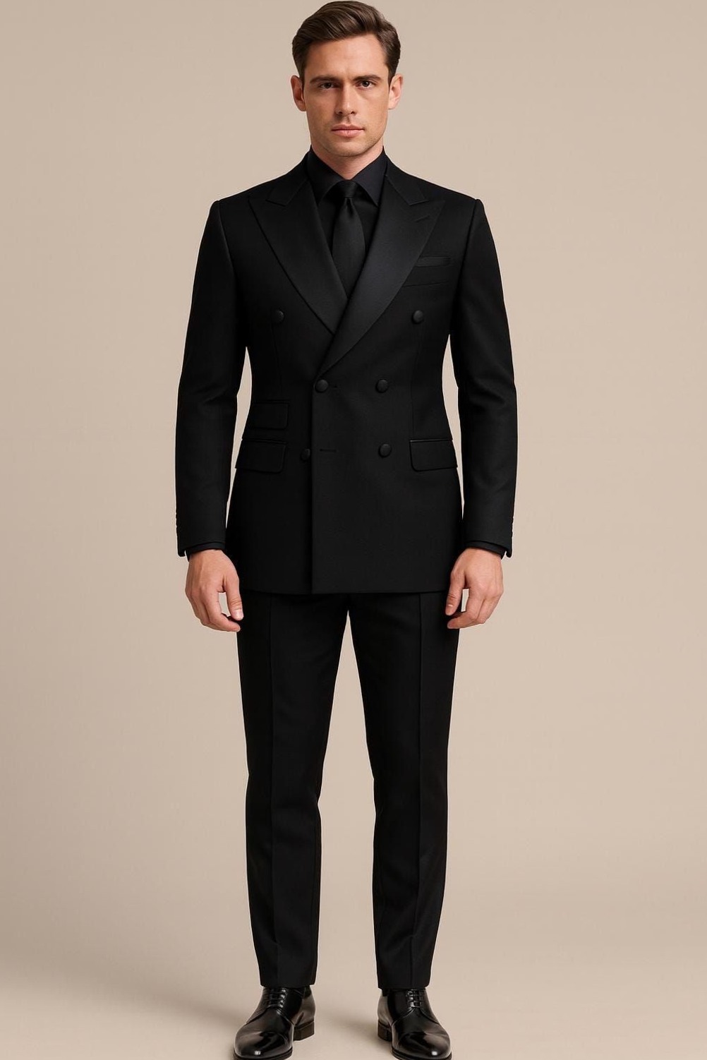 ⊹ Midnight Tailored Grace – Neon Lapels, Vintage Shadows ⊹ 🌃 🪩 262