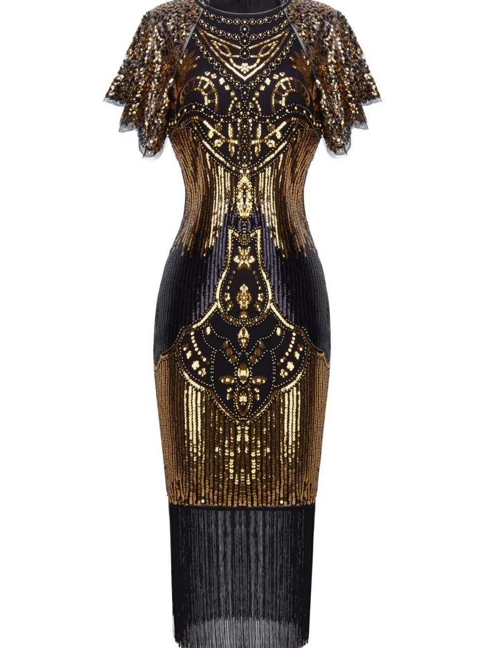 👒 👒 moment maker magic ✦ Fairy Flapper Ensemble with Sequined Cap Sleeves and Ne 558