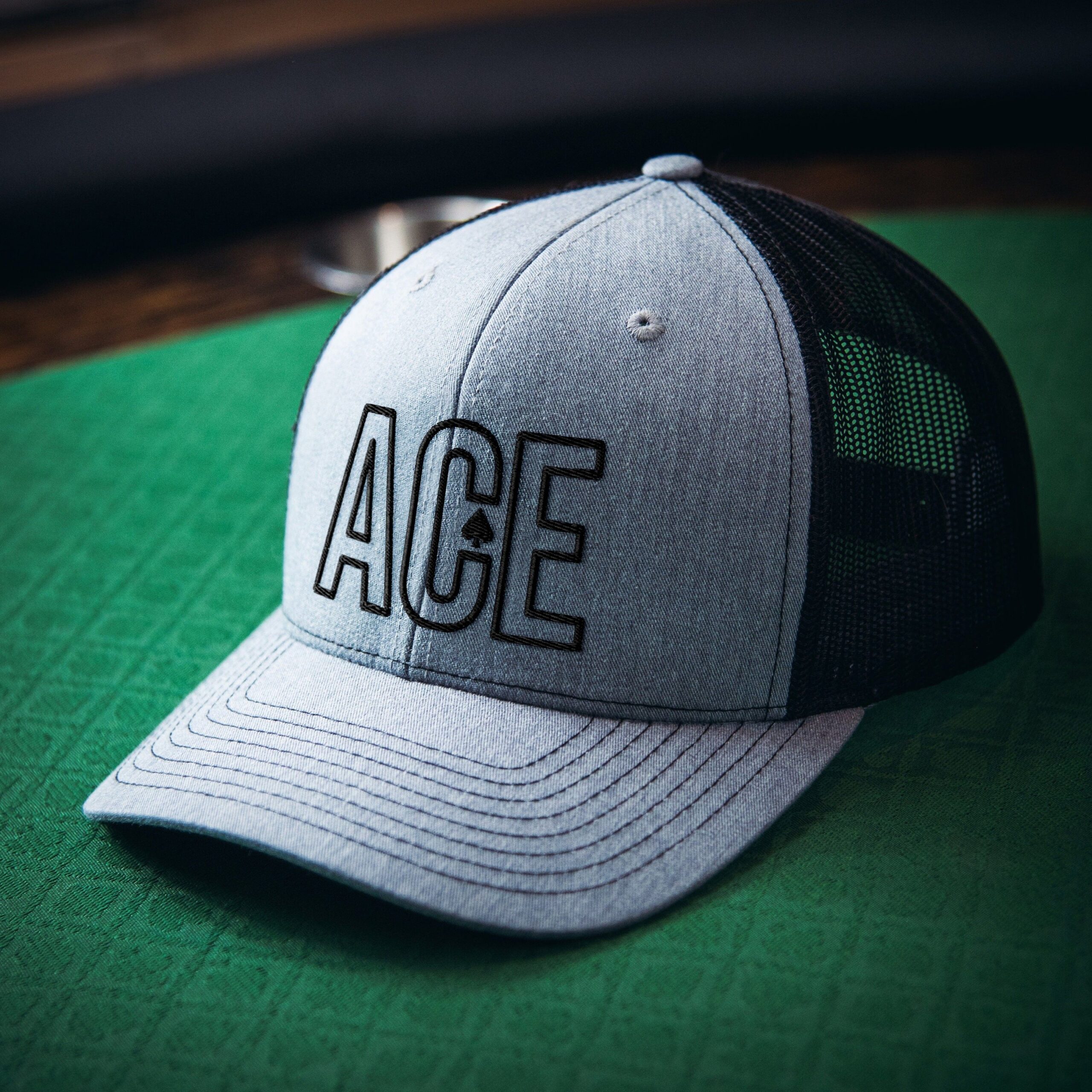 ⊹ Neon Ace Cap with Vintage Game Flair for Poker Enthusiast Gift ⊹ 🃏 🎲 542
