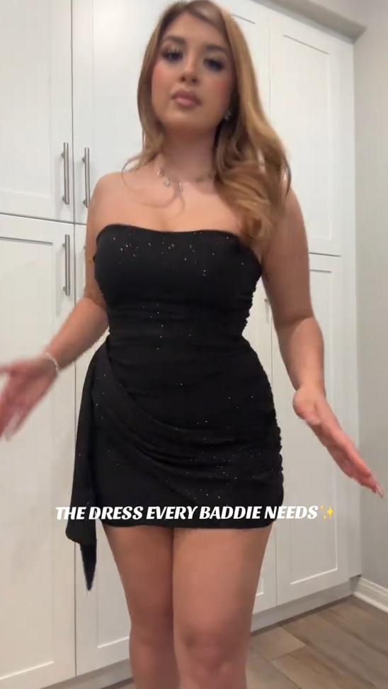 Neon Beaded Sheath Dress with Sweetheart Neck & Pleated Detail 🖤 319