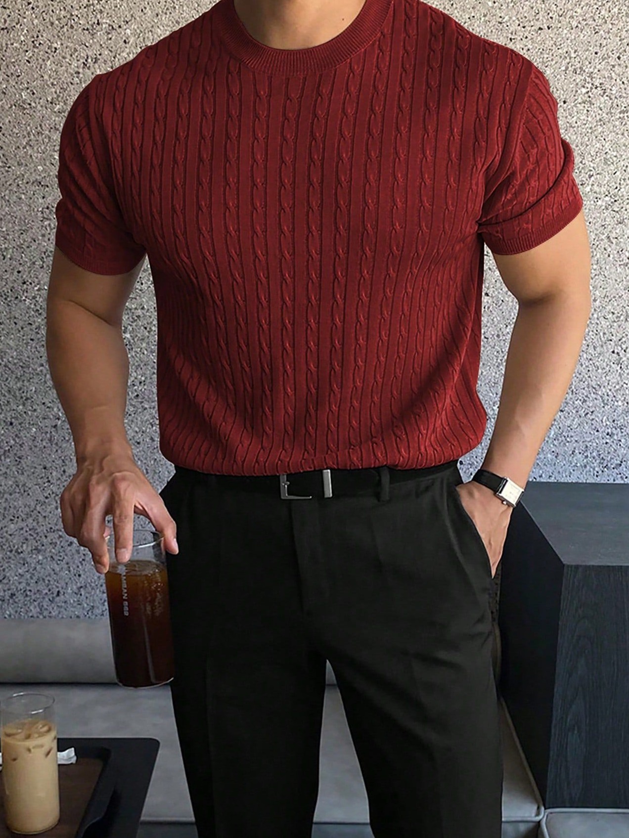 Neon Cable Bloom Knit Top for Vintage-Inspired Elegance 💜 💟 265