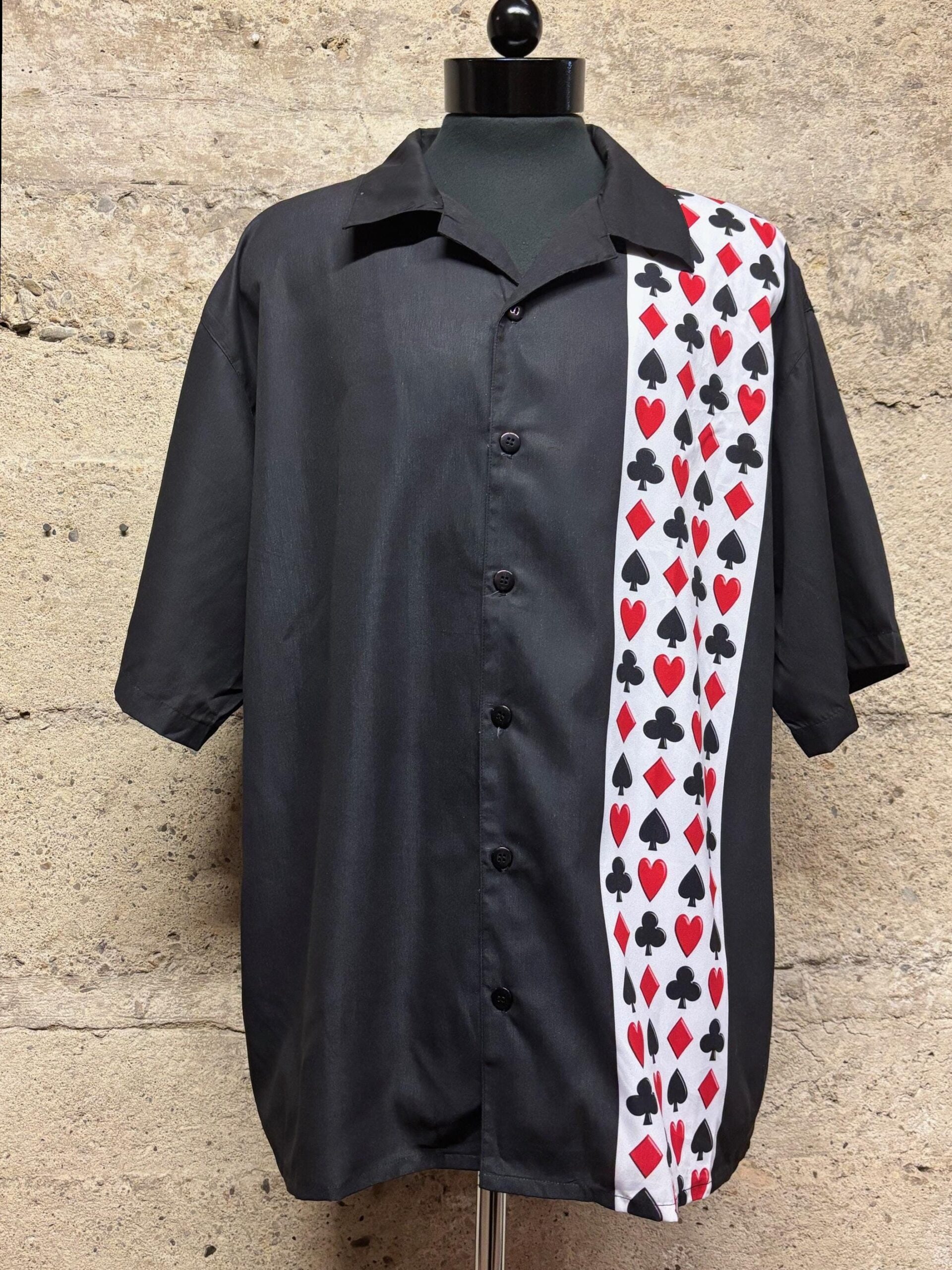 Neon Card Art Shirt XXL Fifth Street Vintage Y2K Style | 🏙️ retro glamour inspir 599