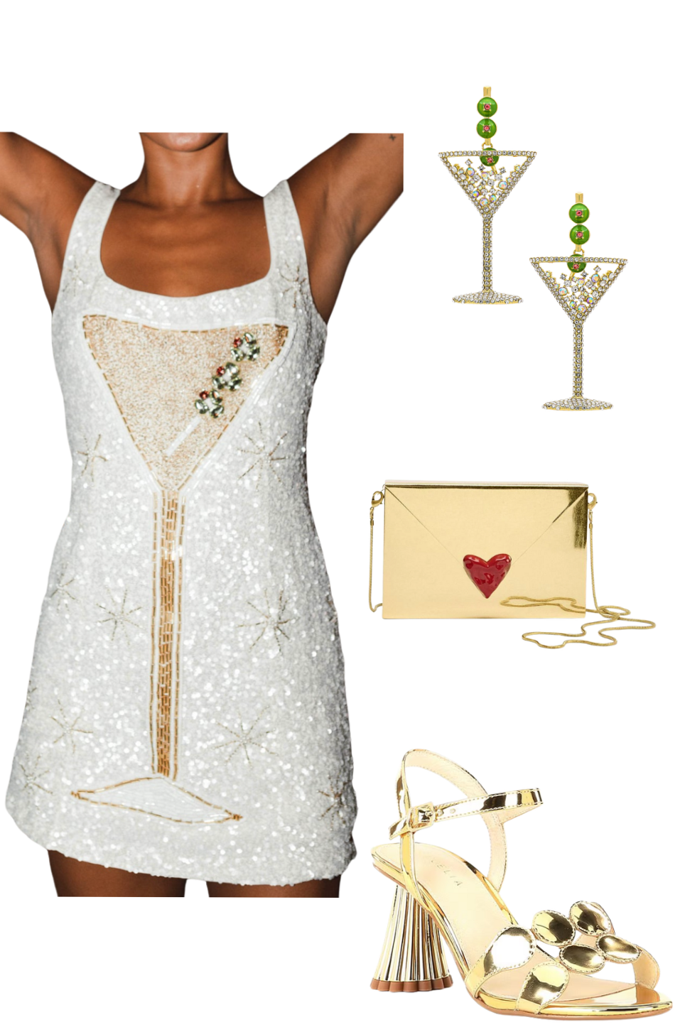 Neon Dreams: A Vintage Martini Elegance for Midnight Celebrations — event design 690