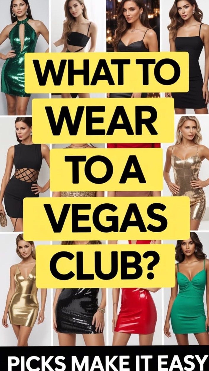 ✨ Neon Dreams: Chic Attire for Midnight Vegas Glamour | emerald city lights 942