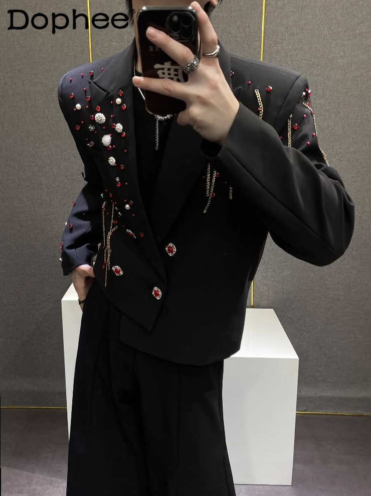 📜 Neon-Edge Beaded Coats | Retro-Futurist Suit Jackets for 2025 — aesthetic edit 273