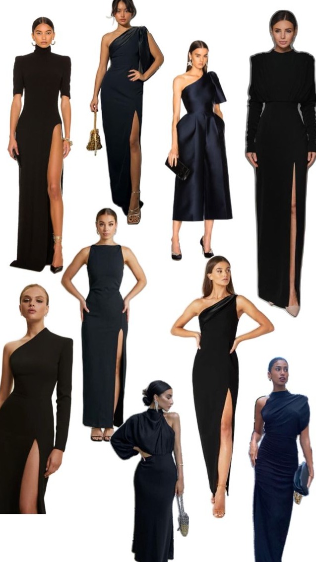 🚗 🗺️ Neon-Edge Black Gowns & Retro Glam Party Visions 138