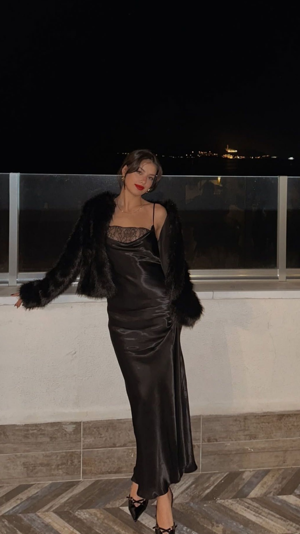 Neon-Edge Satin Glam: Vintage Game Art Elegance | ✨ 🖤 visual vibe curator 642