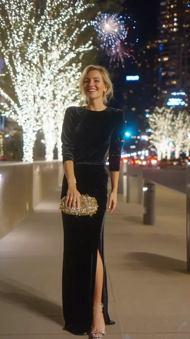 Neon Elegance: 15 Vintage-Inspired NYE Guest Looks 🎰 705