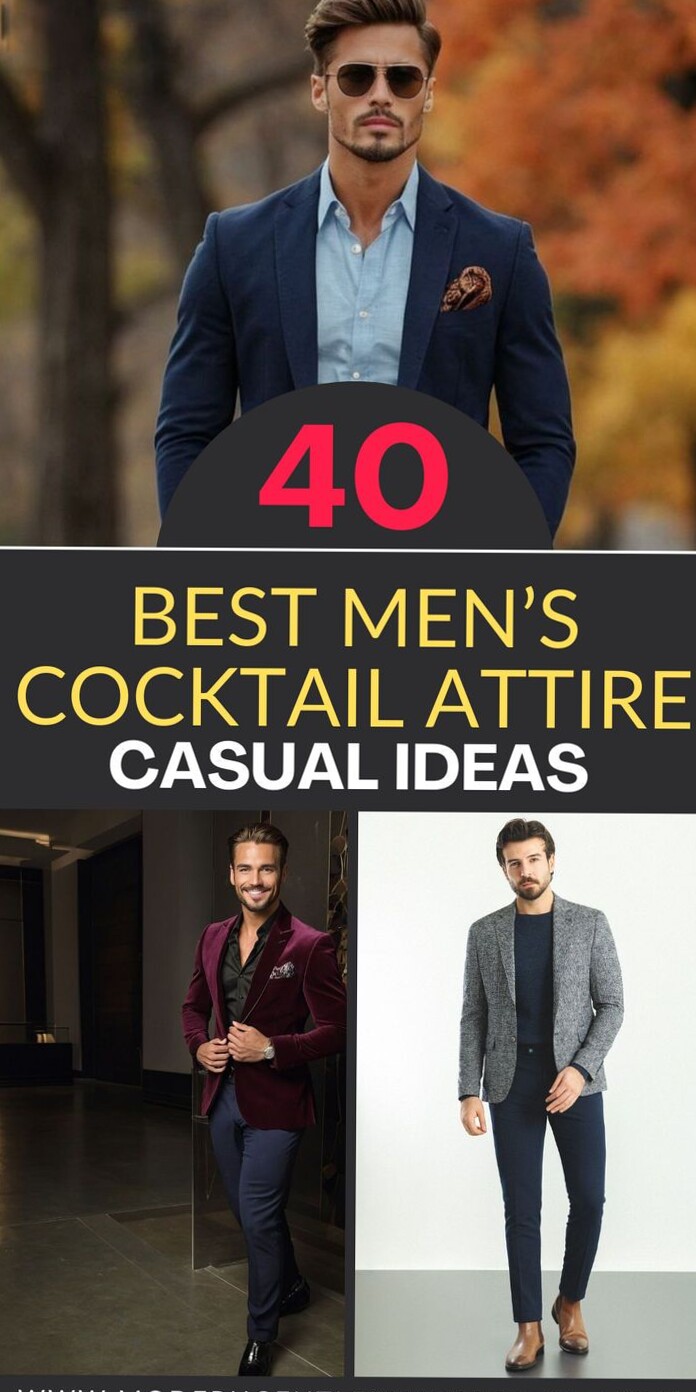 🎰 🕰️ ✦ Neon Elegance: 40 Refined Men’s Cocktail Style Visions 333