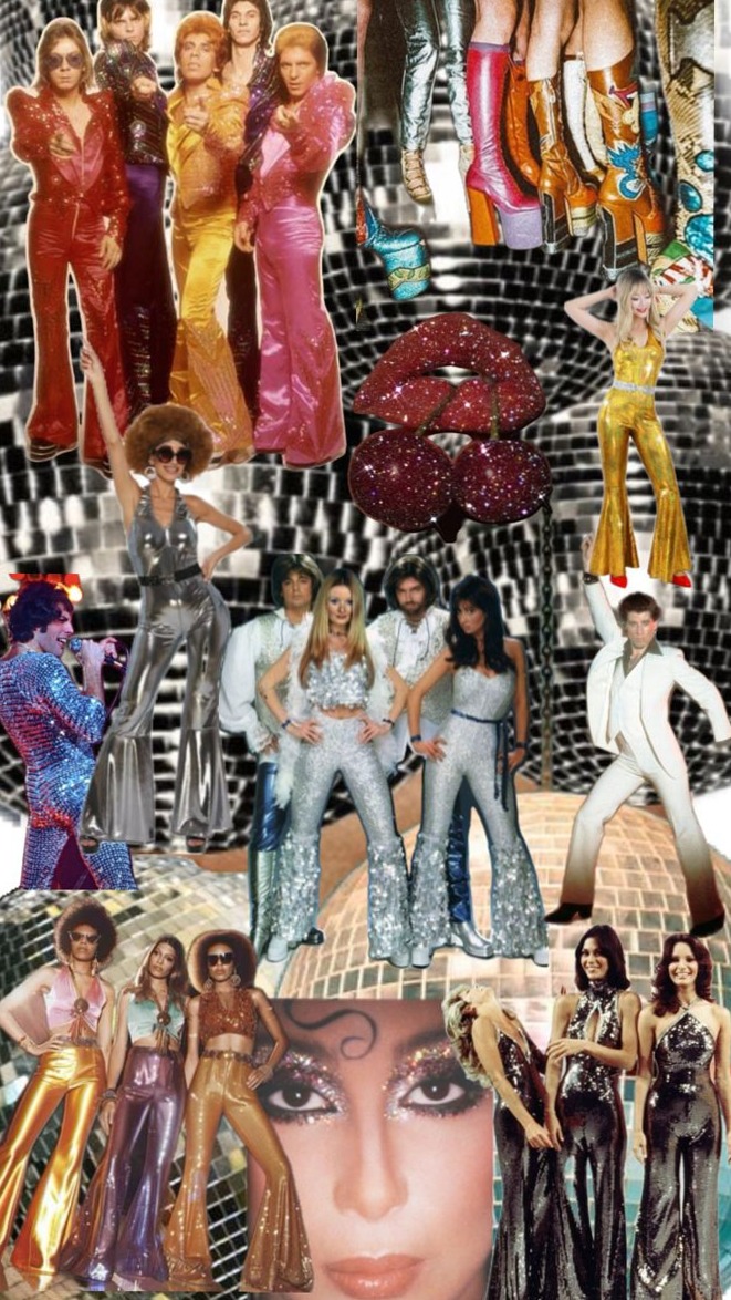 👜 🧣 ✦ Neon Elegance: 70s Disco Glam for Timeless Party Vibes 676