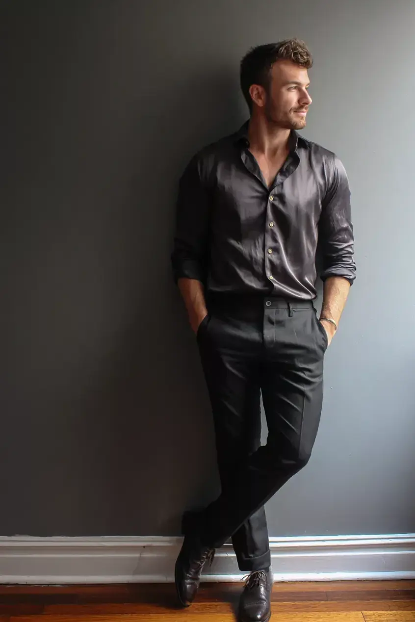 Neon Elegance: Bold Vintage Style for Confident Plus Size Men ⟐ beauty in detail 485