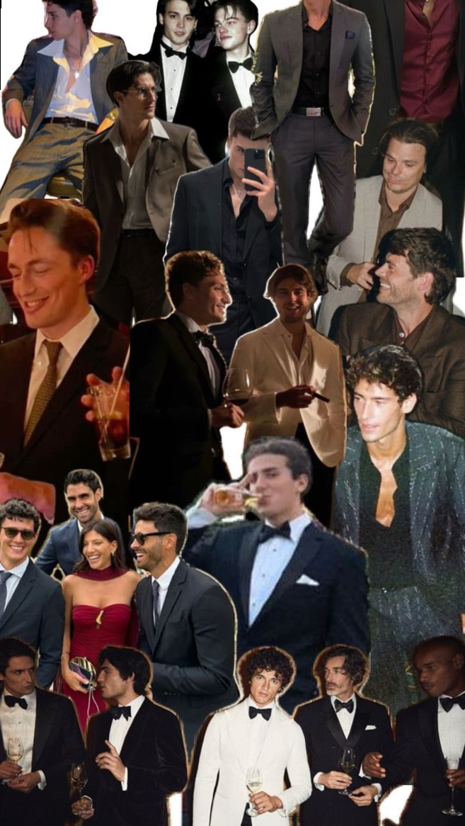 💟 Neon Elegance: Glowing Silhouettes in Vintage Glamour — aesthetic edit 150