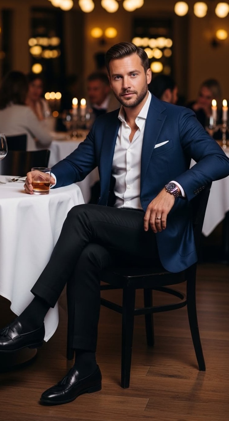 📻 🎰 Neon-Elegance Look for Refined Evening Gatherings — aesthetic edit 774