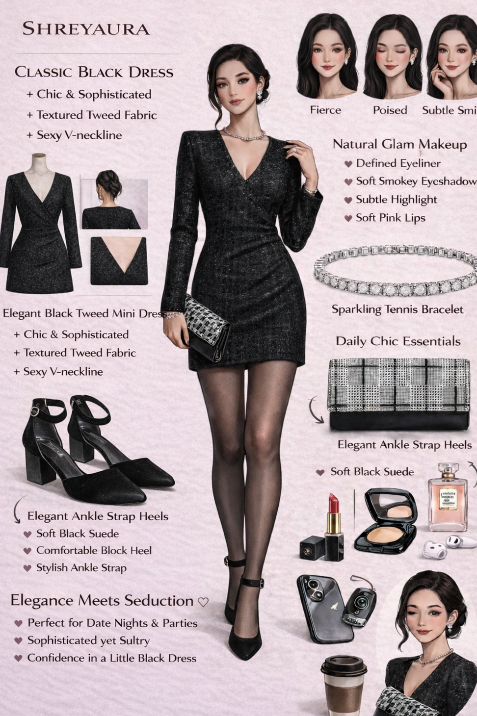 Neon Elegance Meets Vintage Glamour in This Effortless Masterpiece — 📍 883