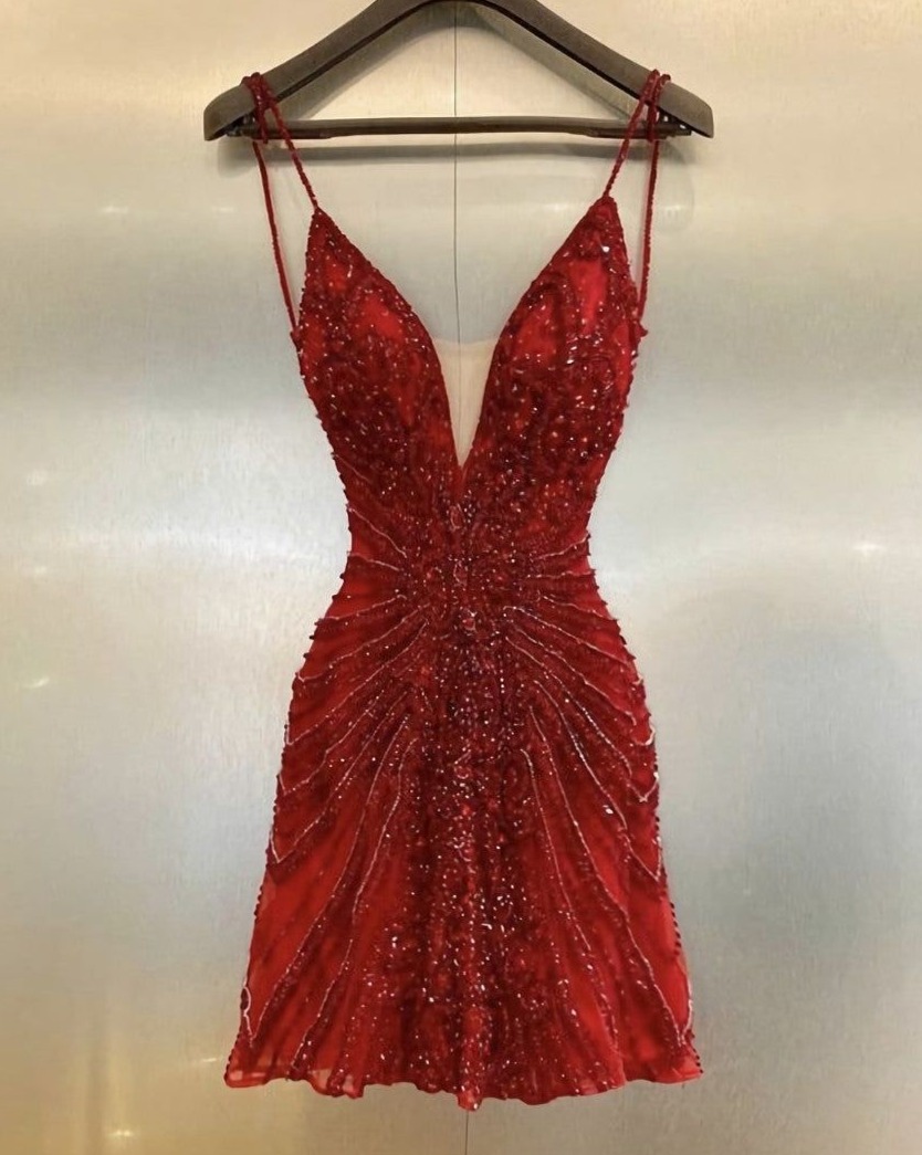 🖤 🦋 Neon Elegance: Strapless Mini Cocktail Gowns for Every Occasion | visual voc 826