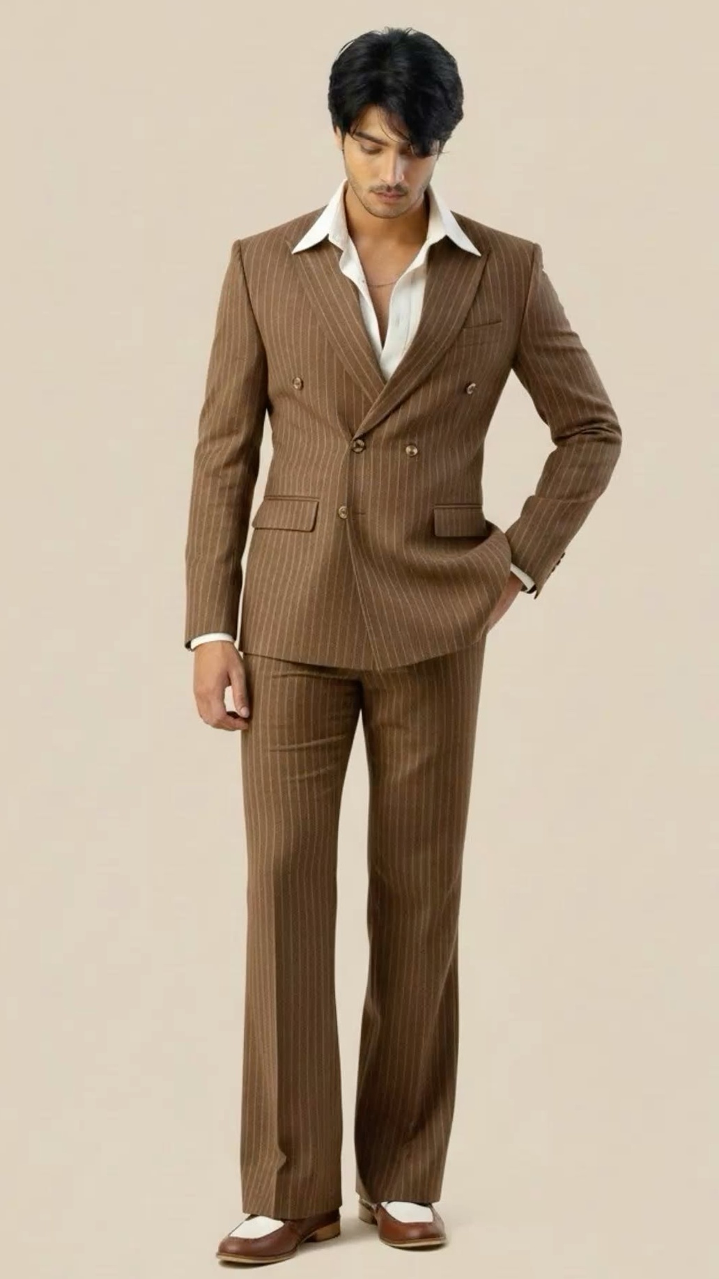 Neon-Elegance Vintage Suit | Bold Gentleman Aesthetic ⟐ designer life aesthetic 454