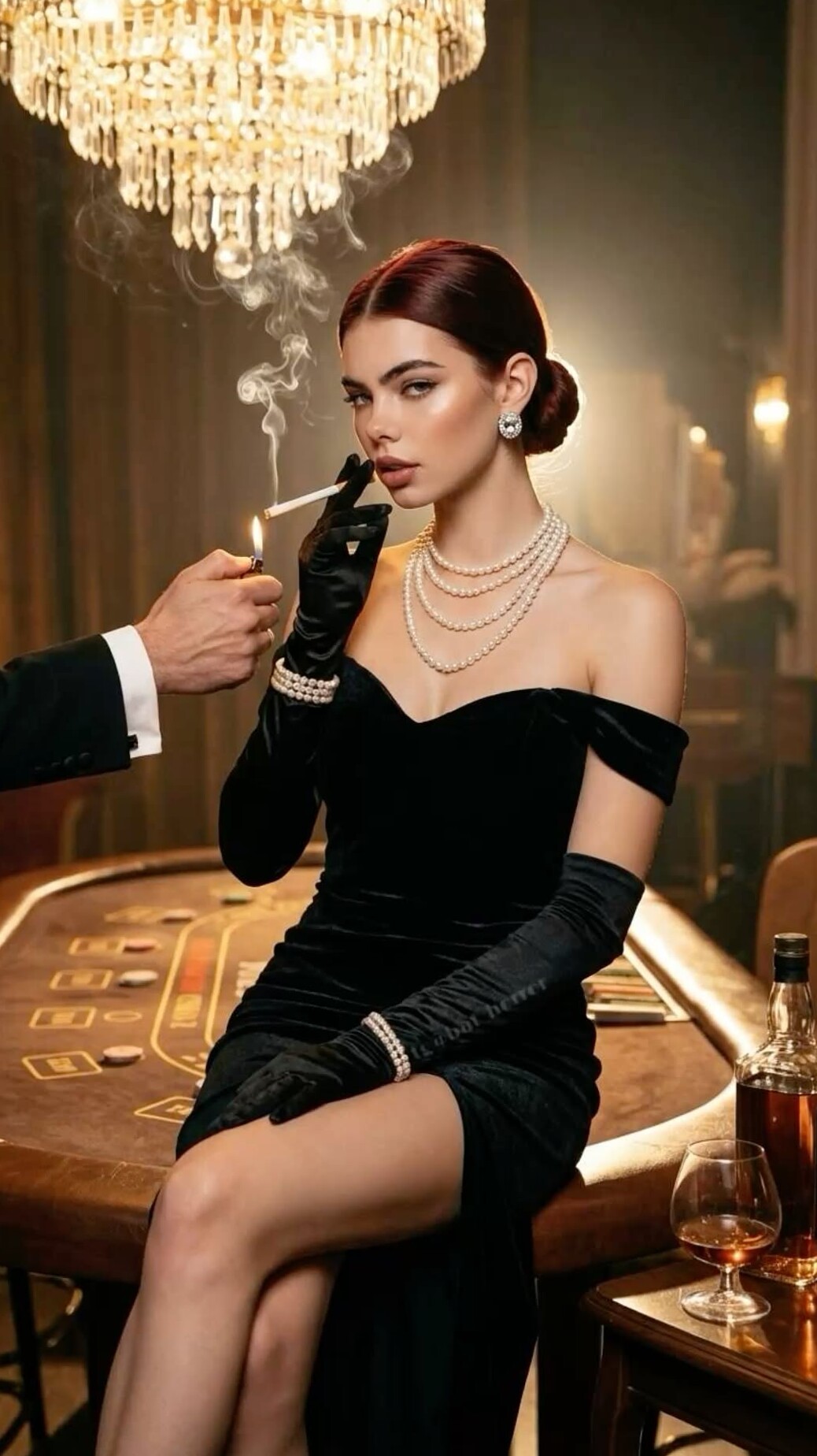 Neon Elegance: Vintage Vibes & Glitch Art 🔮 814