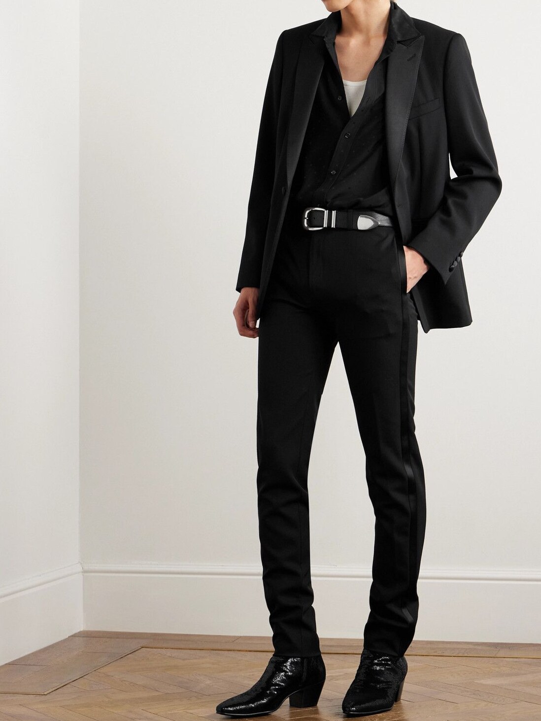 🖤 🕯️ Neon-Etched Wool Trousers for Bold, Vintage-Inspired Style | art direction  246